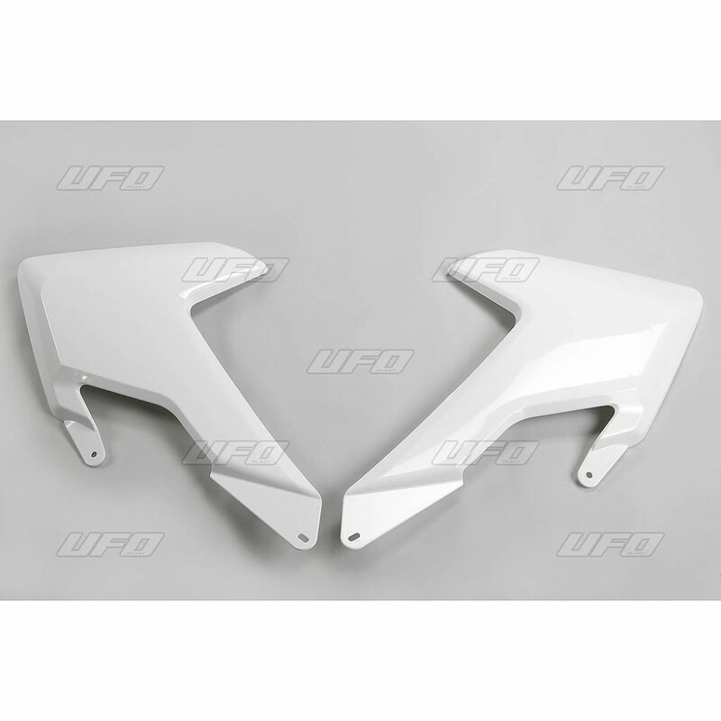 Plaque numéro frontale UFO blanc Husqvarna TC/FC 