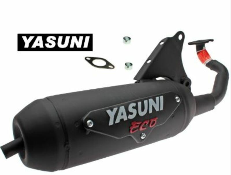 Pot d'échappement YASUNI Eco Acier noir - Suzuki Katana 