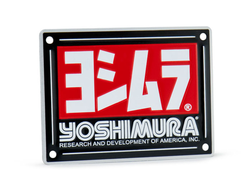 Pièce détachée - Plaque logo YOSHIMURA USA pour silencieux RS-4 