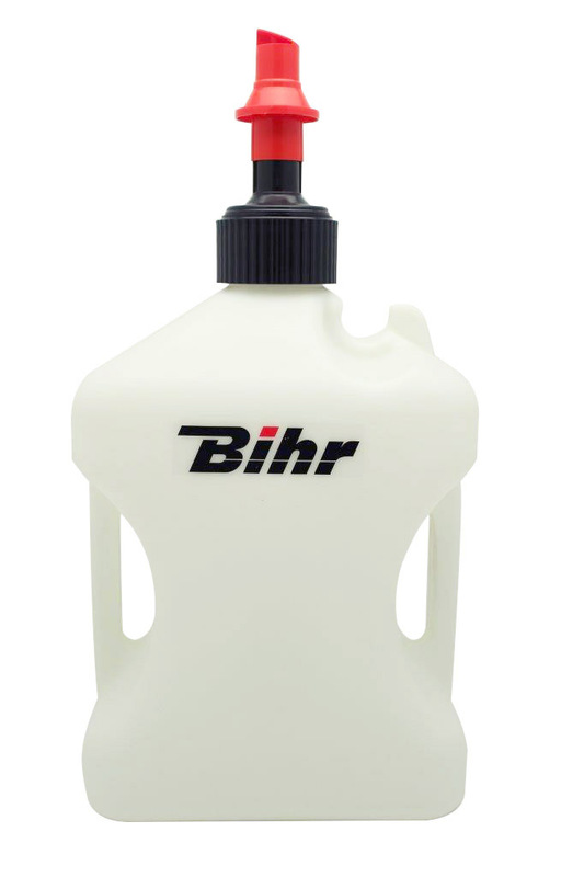 Bidon d'essence BIHR Home Track homologué TÜV blanc 20L 