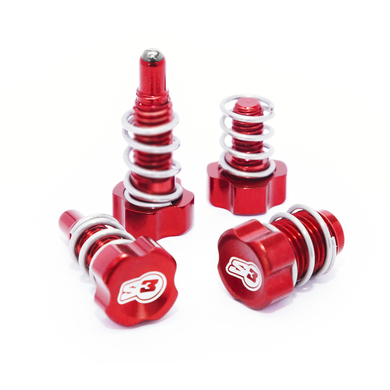 Vis de réglage leviers S3 rouge Braktec/AJP 