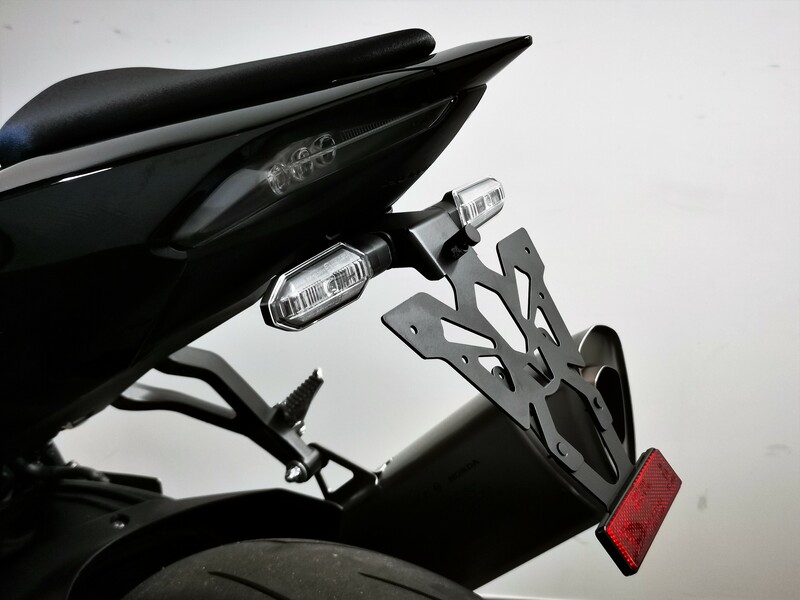 Support de plaque V PARTS noir Honda CBR-1000RR 