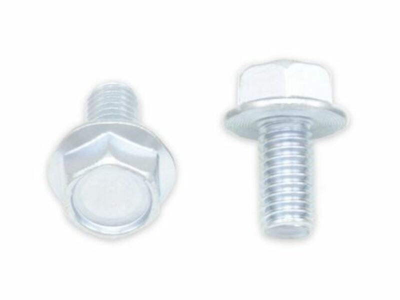 Vis à bride BOLT tête hexagonale 10mm M6x1x12mm 10 pièces 