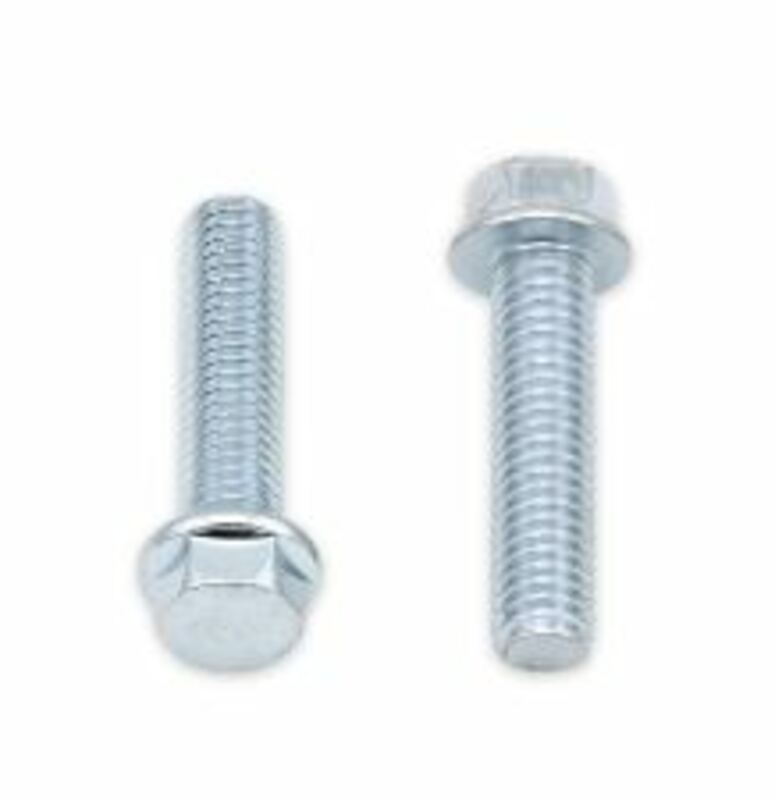 Vis à bride BOLT tête hexagonale 8mm M6x1x25mm 10 pièces 