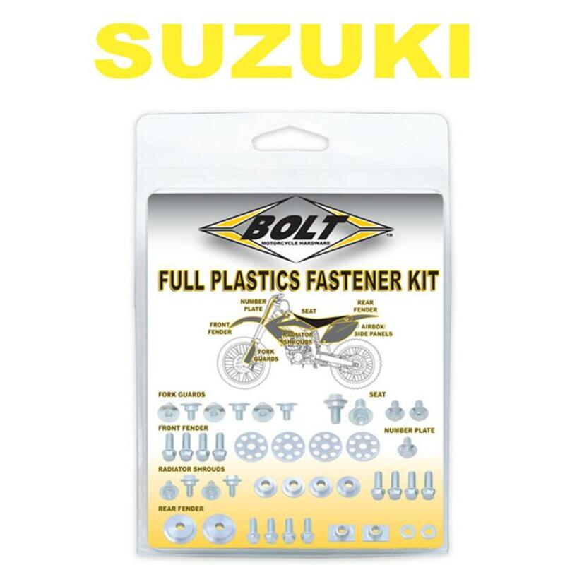 Kit visserie plastiques BOLT Suzuki RM-Z450 