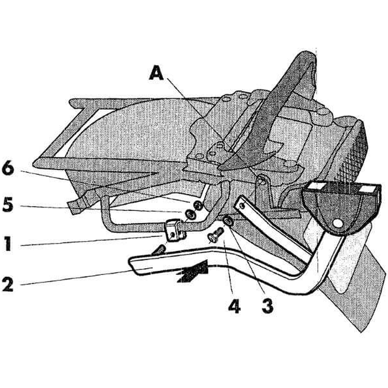 Fixation SHAD Top Master Honda 