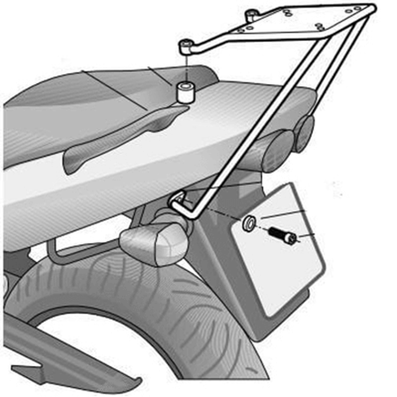 Fixation SHAD Top Master Kawasaki