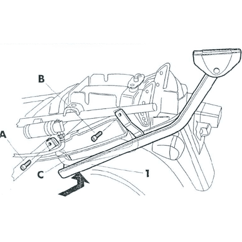 Fixation SHAD Top Master Suzuki