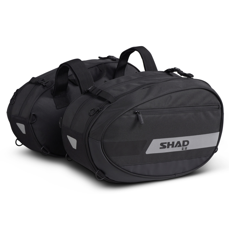 Sacoches latérales extensibles SHAD SL58 - noir 46/58L 