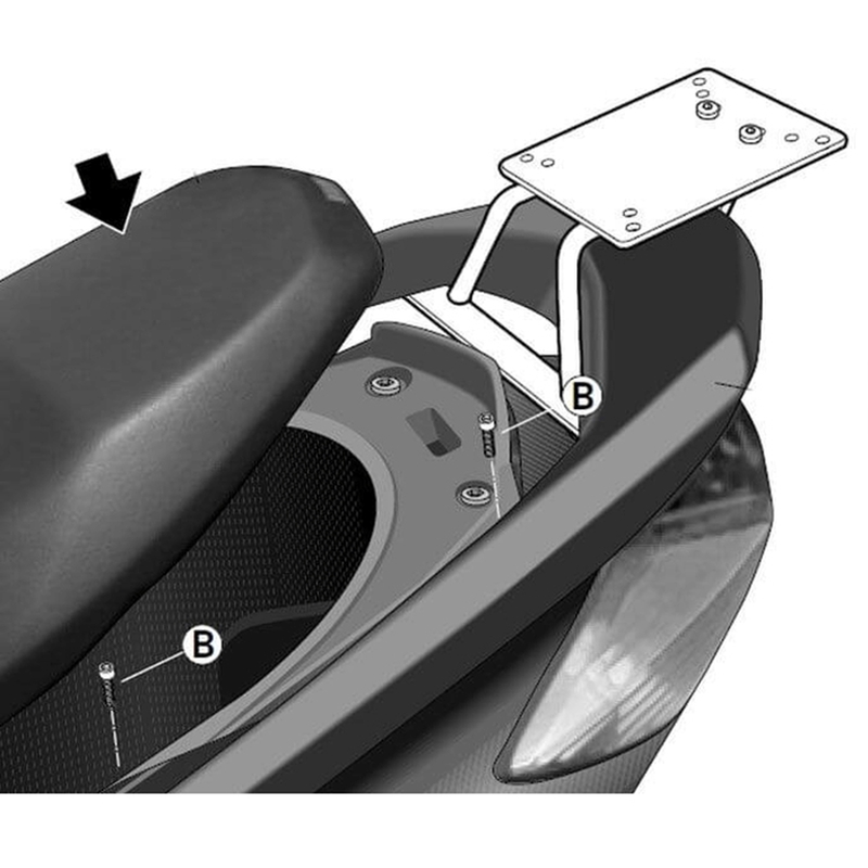 Fixation SHAD Top Master Yamaha 