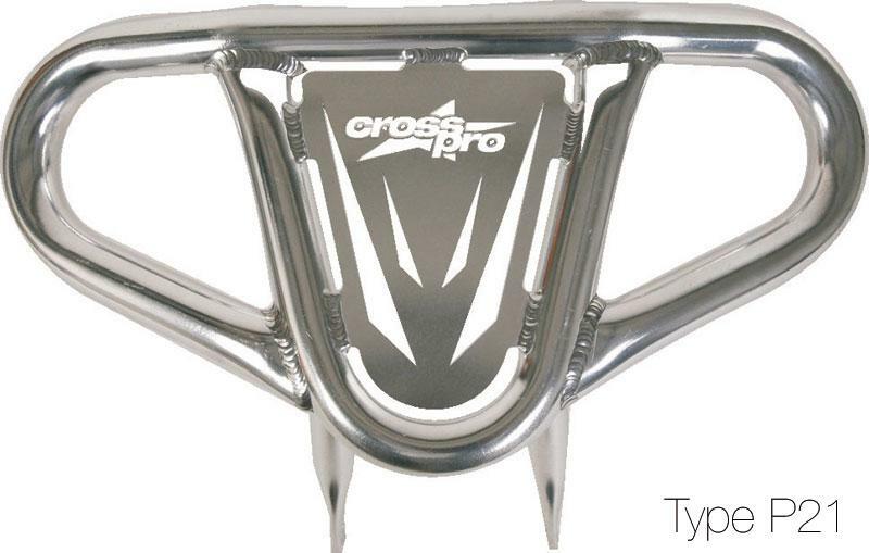 Bumper avant ART Type P21 aluminium - Yamaha YFM700R Raptor 