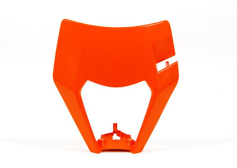 Plastique de plaque phare RACETECH orange KTM EXC 
