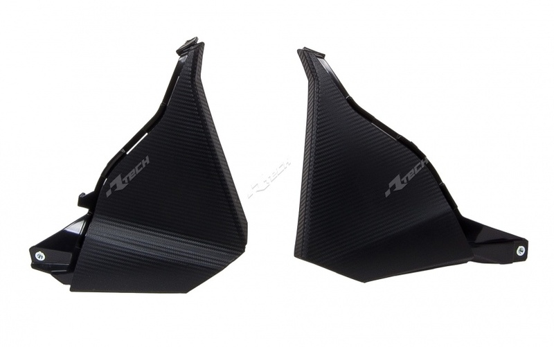 Cache boîte à air RACETECH Revolution noir Yamaha YZ125/250 