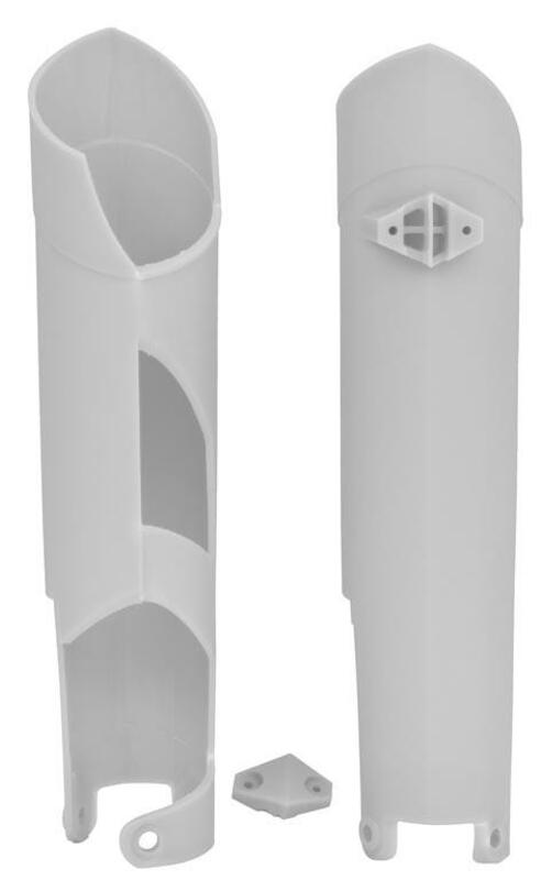 Protections de fourche RACETECH - blanc 