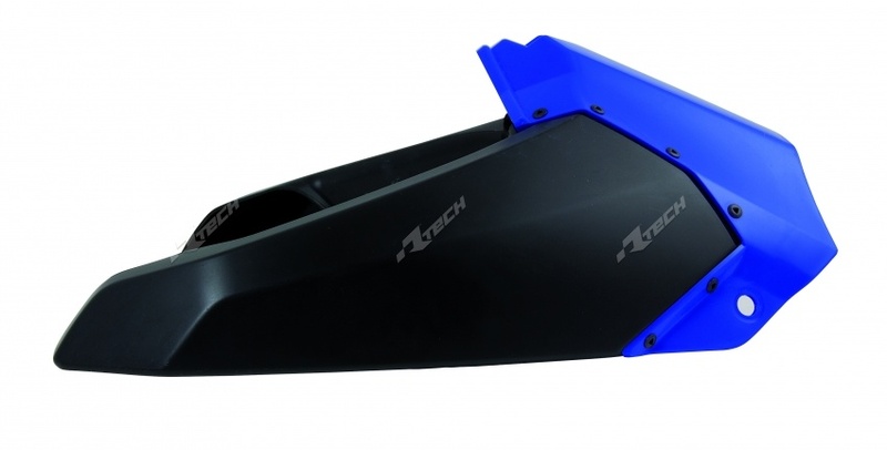 Ouïes de radiateur supérieures RACETECH bleues/noires Yamaha YZ250/450F 