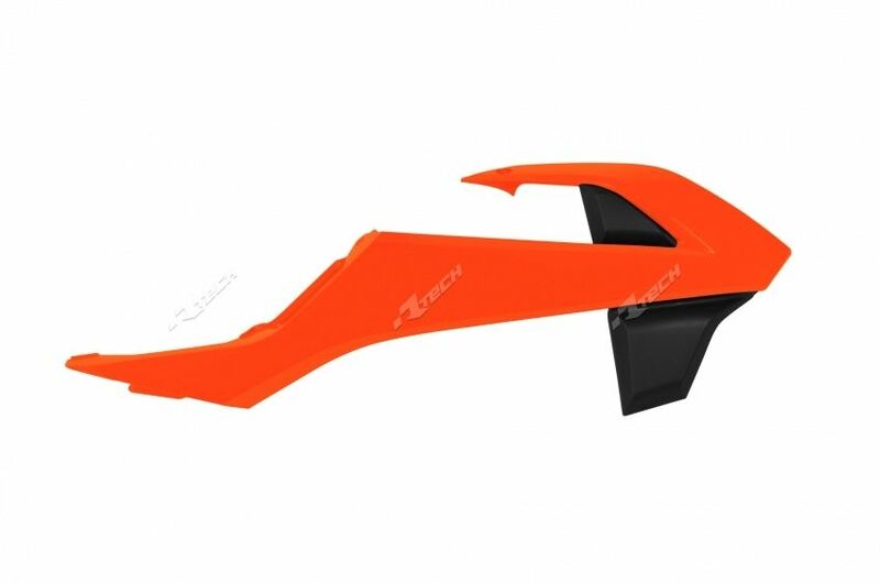 Ouïes de radiateur RACETECH couleur origine (2016) orange/noir KTM 