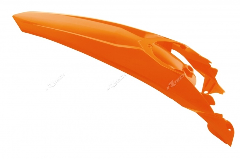 Garde-boue arrière RACETECH couleur origine orange KTM EXC 