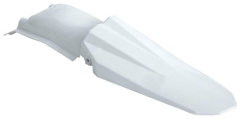 Garde-boue arrière RACETECH blanc 