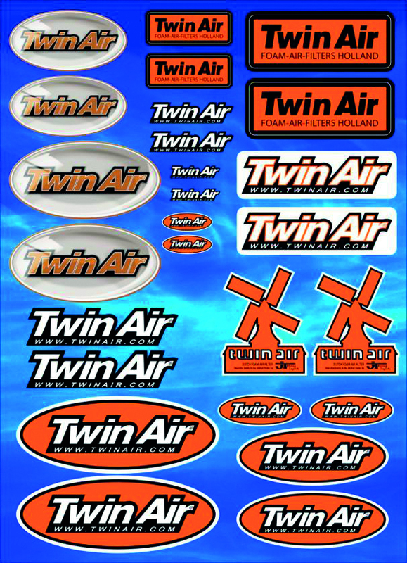 Planche d'autocollants TWIN AIR 2014 