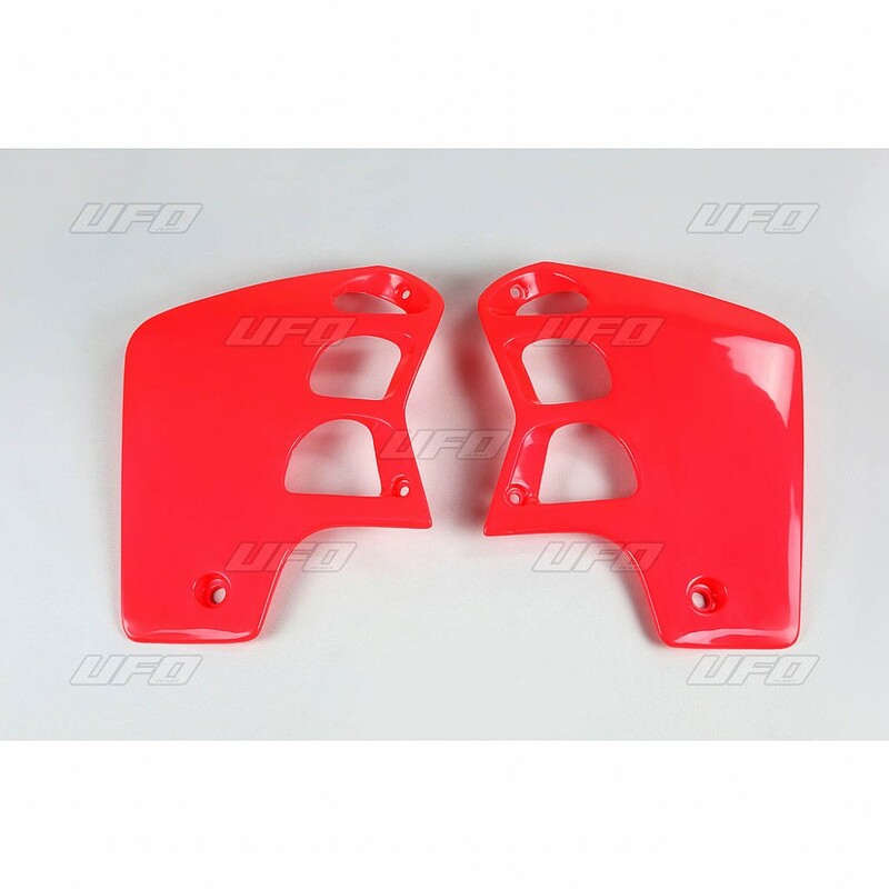 Ouïes de radiateur UFO rouge Honda CR500R 