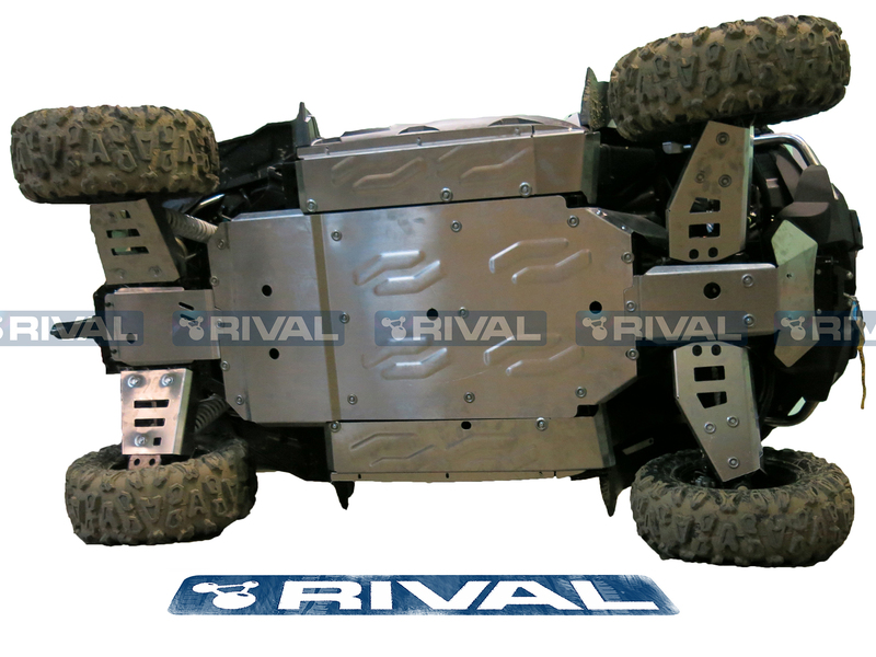 Kit sabot complet RIVAL - aluminium CF Moto Zforce 800/1000 