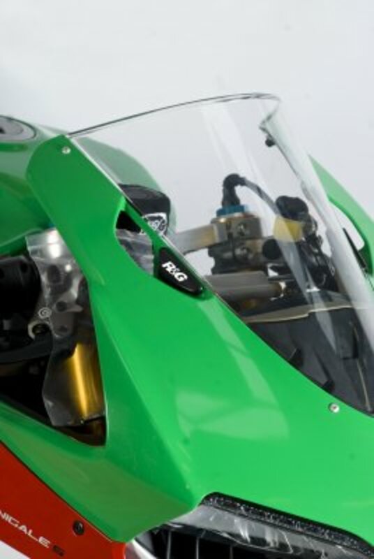 Cache-orifices rétroviseur R&G RACING - noir Ducati Panigale 1199 