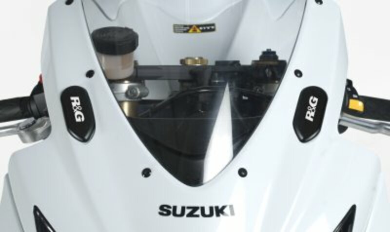 Cache-orifices rétroviseur R&G RACING - noir Suzuki GSX-R600/750 