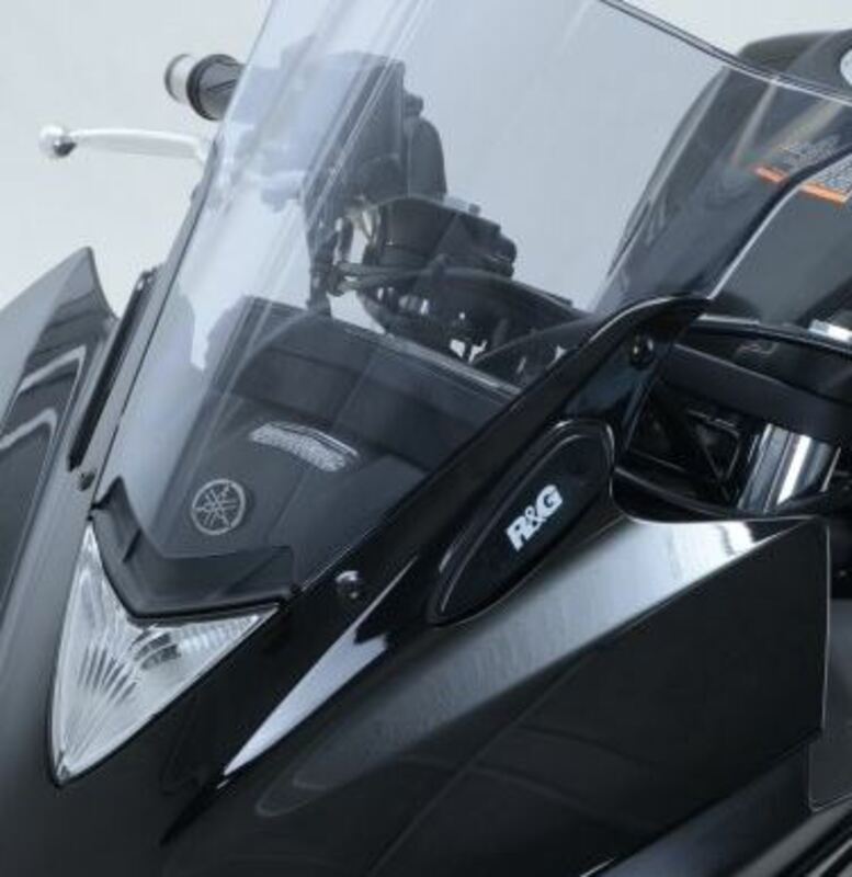 Cache-orifices rétroviseur R&G RACING - noir Yamaha YZF-R3 
