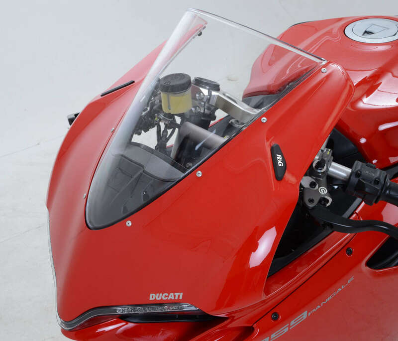 Cache-orifices rétroviseur R&G RACING - noir Ducati 959/1299 Panigale 
