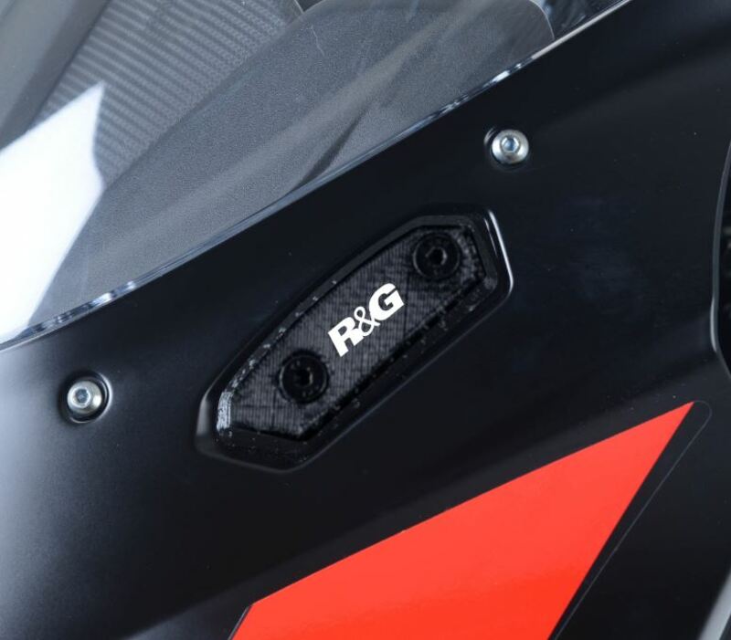 Cache-orifices rétroviseur R&G RACING - noir Suzuki GSX-250R 