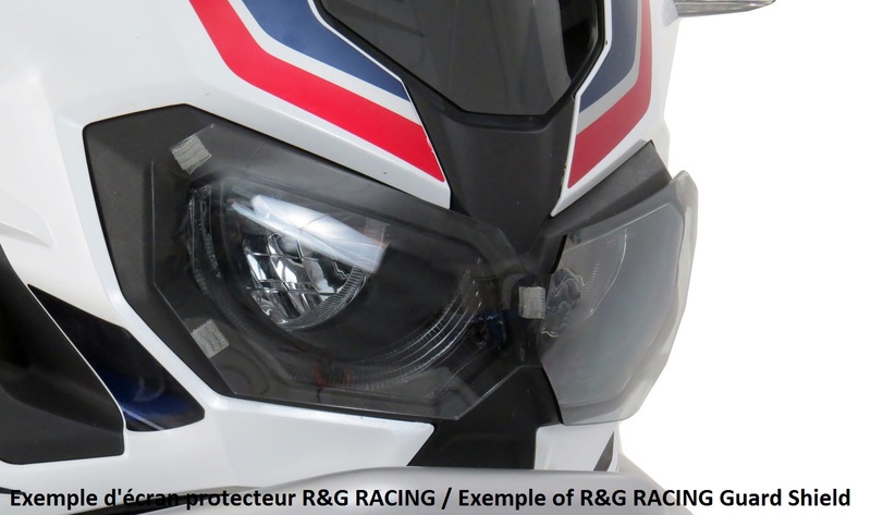 Ecran de protection feu avant R&G RACING translucide Kawasaki ER6N 