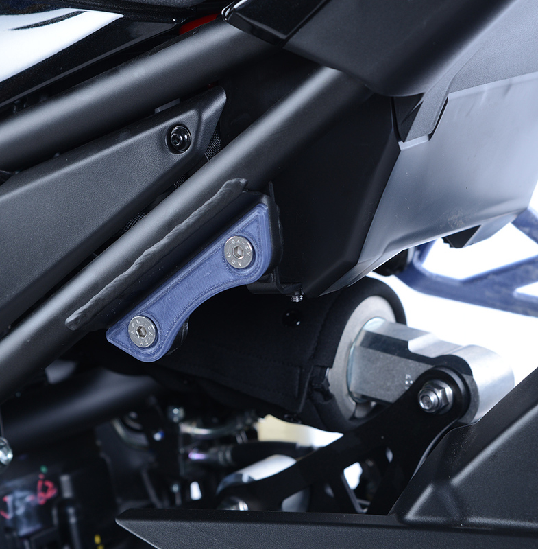 Cache orifice reposes-pieds R&G RACING noir Kawasaki Z900 
