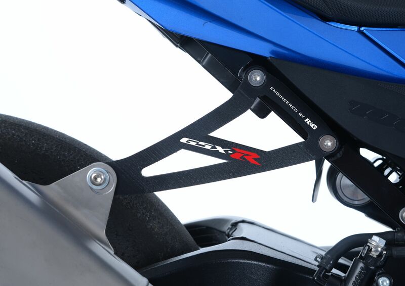 Kit suppression repose-pieds arrière R&G RACING noir Suzuki GSX-R1000 