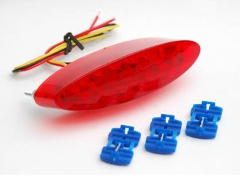Eclairage de plaque LED R&G RACING rouge 