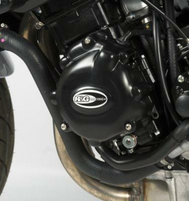 Couvre-carter gauche R&G RACING noir Suzuki GSR600/750