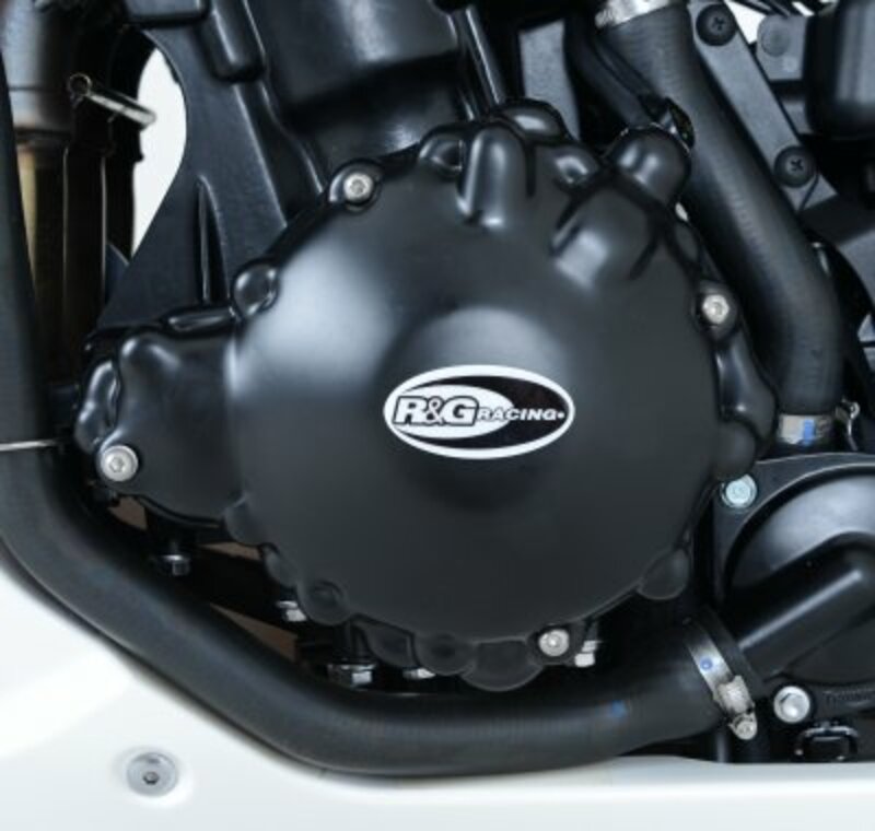 Couvre-carter gauche R&G RACING noir Triumph Speed Triple 
