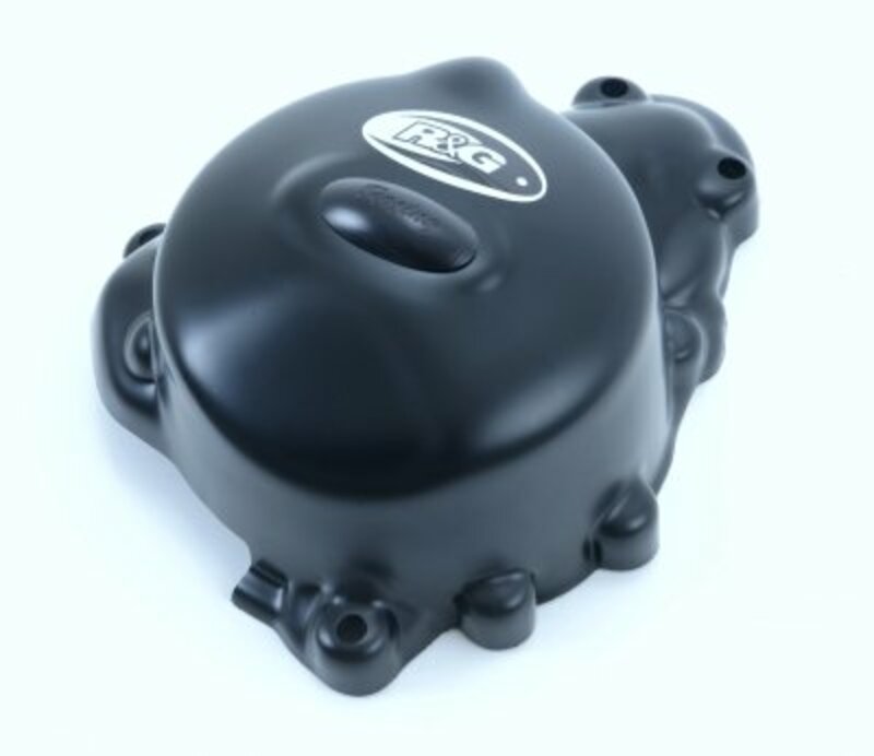 Couvre-carter gauche R&G RACING Race Series noir Triumph 