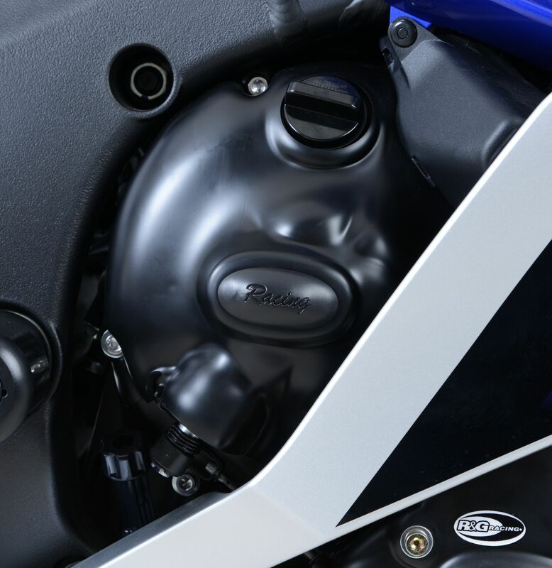 Couvre-carter droit R&G RACING Race Series noir Yamaha YZF-R6 