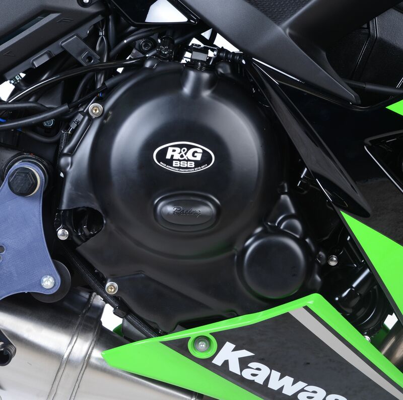 Couvre-carter droit R&G RACING Race Series noir Kawasaki 