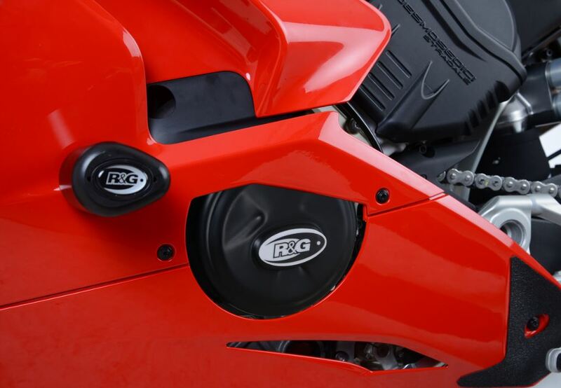 Couvre-carter d'alternateur R&G RACING noir Ducati Panigale V4/V4S 