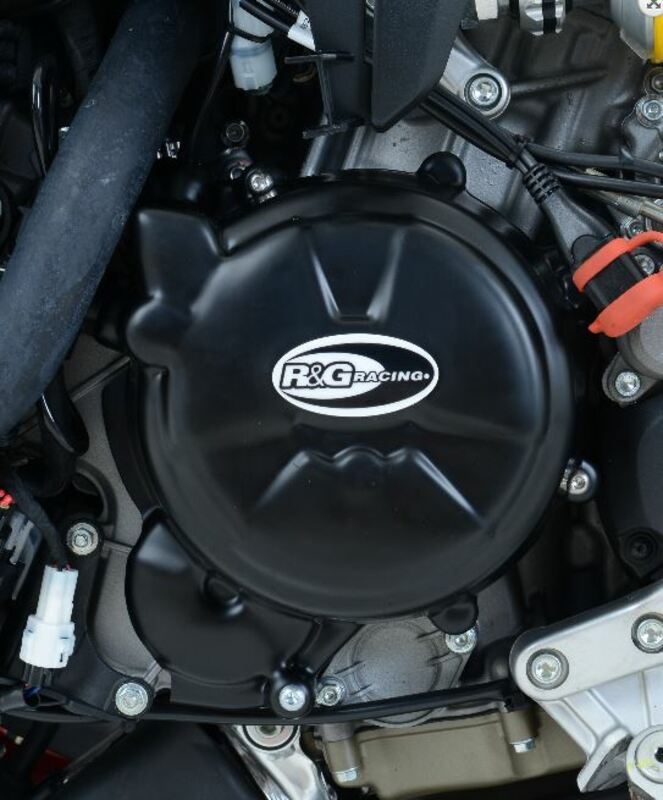 Couvre-carter R&G RACING gauche (alternateur) noir Ducati Panigale 1199 