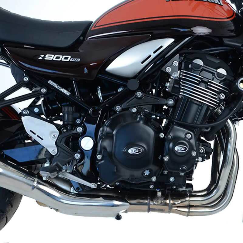 Couvre-carter droit (démarreur) R&G RACING noir Kawasaki Z900RS 