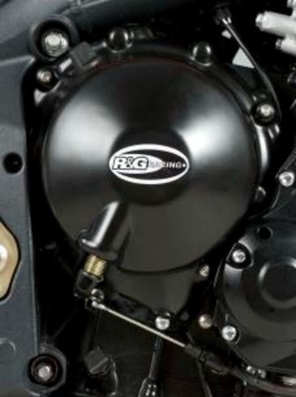 Couvre-carter droit (embrayage) R&G RACING noir Triumph Street Triple 