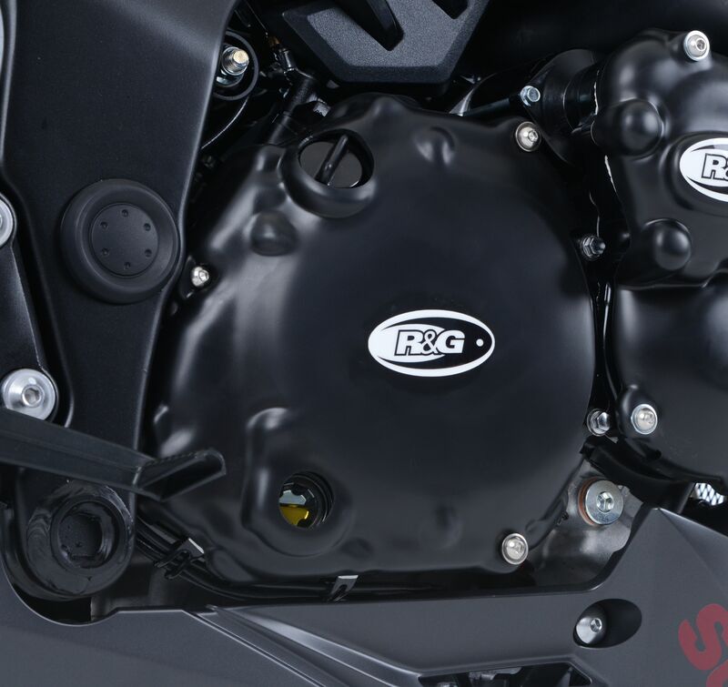 Couvre-carter droit (embrayage) R&G RACING noir GSX-S 750 