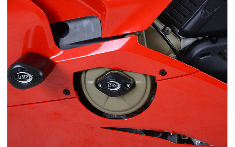 Slider moteur R&G RACING noir Ducati Panigale V4 