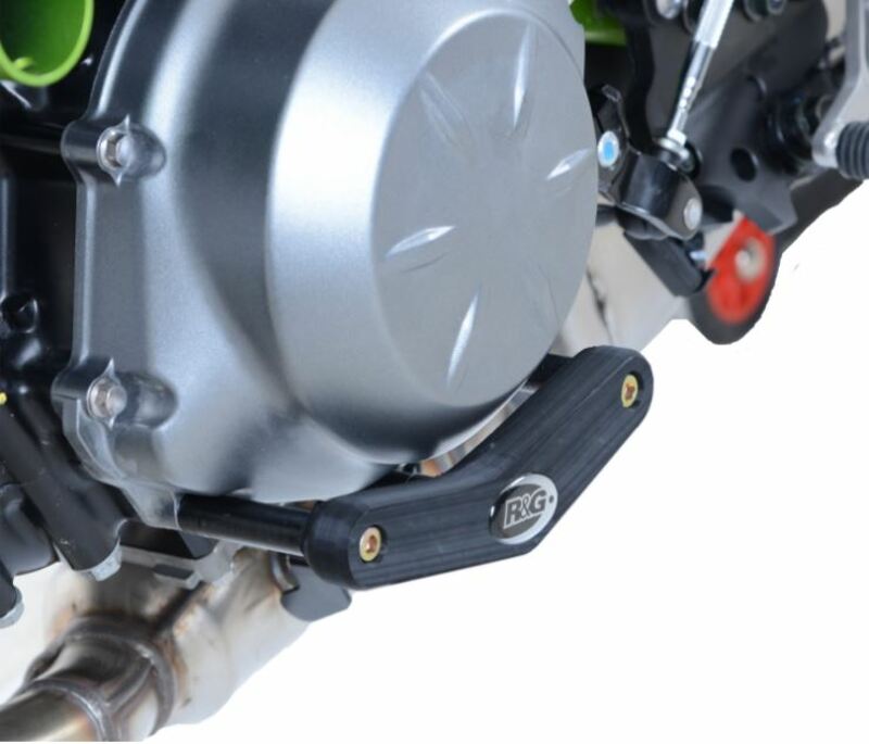 Slider moteur gauche R&G RACING noir Kawasaki Z650 
