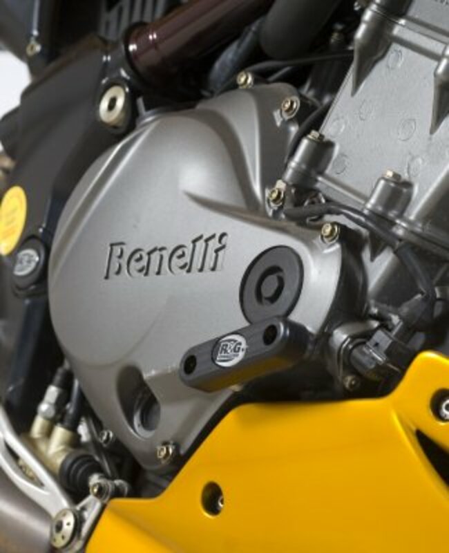 Slider moteur droit R&G RACING noir Benelli TNT 1130 Cafe Racer 