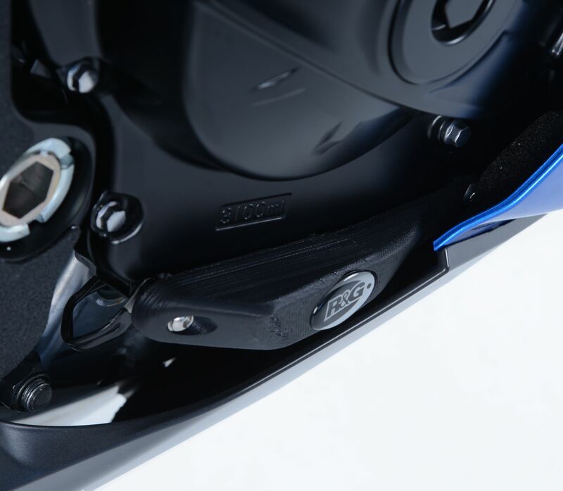 Slider moteur droit R&G RACING noir Suzuki GSX-R1000 