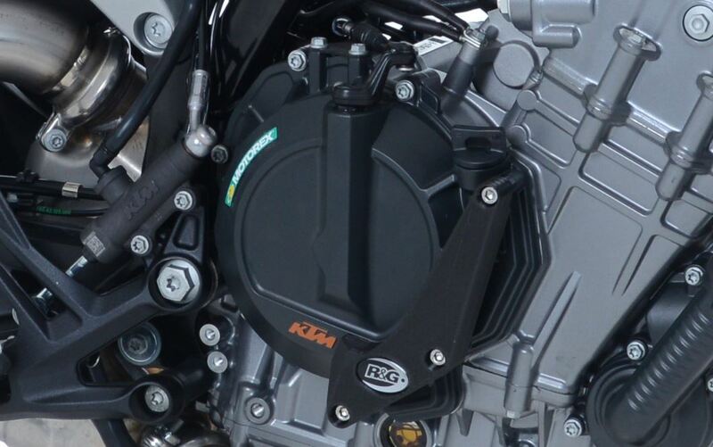 Slider moteur droit R&G RACING noir KTM 790 Duke 