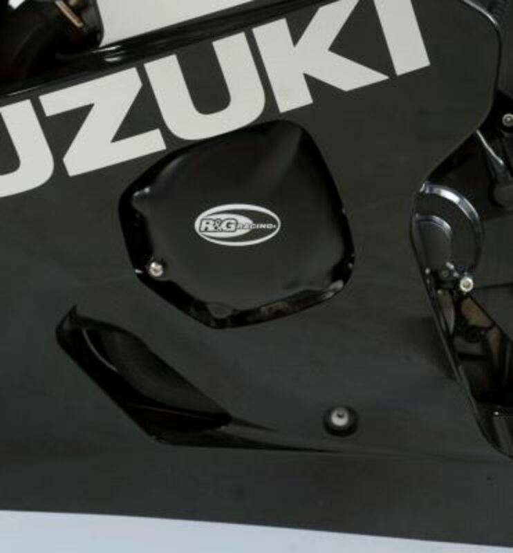 Kit couvre-carter R&G RACING noir Suzuki GSX-R600 (2 pièces) 